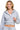 Reflex - Fleece Relaxed Fit Crop Zip-Up Hoodie - JK220 - Heather Grey
