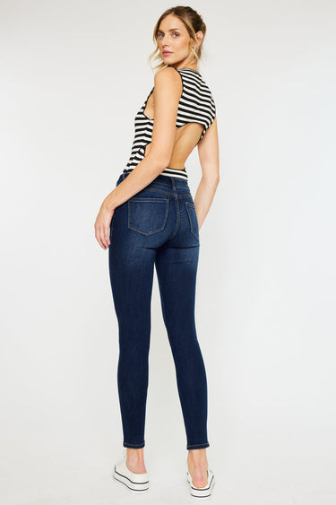 Kancan - Women's Mid Rise Super Skinny Jeans - Basic - KC7092 ST-SaltTree
