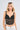 ANWND - Floral Lace Corset Tank Top - 11092 - Black