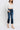 Flying Monkey - Mid Rise Cropped Straight Jeans with Raw Hem (28" Ankle Length) - BY4499A-SaltTree