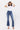 Cello Jeans - Women's Medium Wash Flared Jegging - High Stretch Pull-On Denim (30" Inseam) - AB35324-30-SaltTree