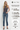 Flying Monkey - Benefactor High Rise Ankle Slim Straight Jeans with Slight Distressing (28" Inseam) - F5223-SaltTree