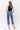 Flying Monkey - Flying Monkey High Rise Cropped Straight Leg Jeans with Frayed Cuffed Hem (26.5" Inseam) - F5145-SaltTree