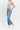 Flying Monkey - High Rise Ankle Straight Jeans with Distressed Raw Hem (28" Inseam) - F5866-SaltTree