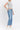 Flying Monkey - High Rise Ankle Straight Jeans with Distressed Raw Hem (28" Inseam) - F5866-SaltTree