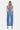 SaltTree Flying Monkey high rise medium wash barrel leg jeans with a 1" cuff, made from a cotton-lyocell blend.