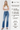 Flying Monkey - High Rise Distressed Bootcut Jeans with Knee Rip Detail (32" Full Length) - F4847N-SaltTree
