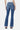 Flying Monkey - High Rise Distressed Bootcut Jeans with Knee Rip Detail (32" Full Length) - F4847N-SaltTree