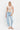 Flying Monkey - High Rise Light Wash Barrel Leg Jeans (27.5" Inseam) - F5768LT-SaltTree