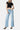 Flying Monkey - High Rise Wide Leg Patched Pockets Trouser Hem Jeans (32" Inseam) - F5764N-SaltTree