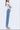 Flying Monkey Jeans - High Rise Slim Wide Leg Jeans with Raw Hem (28" Ankle Length) - F5723-SaltTree