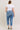 Judy Blue - Mid-Rise Cuffed Boyfriend Jeans Embroidery Free Edition (28" Inseam)- 82703-SaltTree
