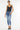 Kancan - Women's Mid Rise Distressed Ankle Skinny Jeans - kc7274st-SaltTree