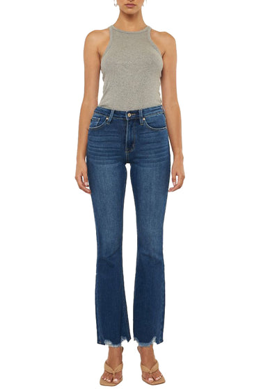 Kancan - Brenda High-Rise Bootcut Jeans (31.5" Inseam) - KC11259-SaltTree