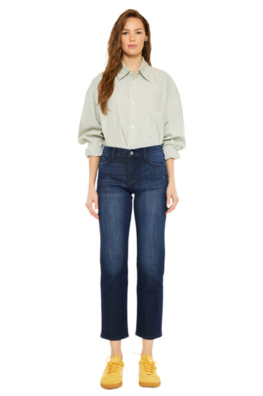 Kancan - Delvey Mid-Rise Boyfriend Jeans (27" Inseam) - KC20080D-SaltTree