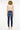 Kancan - High-Rise Ankle Skinny Jeans with Released Raw Waistband (27" Inseam) - KC8433-NV-SaltTree