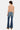 SaltTree dark wash low rise ankle flare jeans with uneven frayed hem and 29.5" inseam.