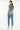 Kancan - Mid-Rise Fringe Ankle Skinny Jeans (27" Inseam) - kc6204 ST - Final Sale-SaltTree