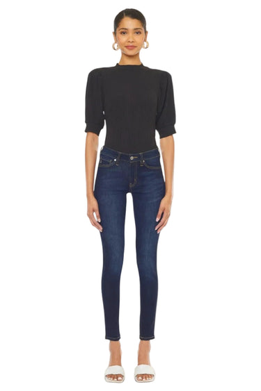 Kancan - Women's Mid Rise Super Skinny Jeans - Basic - KC7092 ST-SaltTree