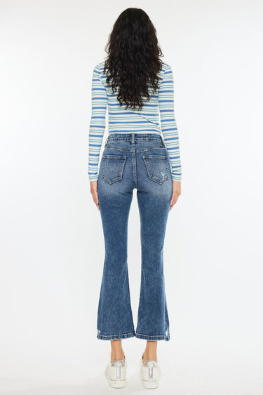 Kancan - Miley High-Rise Cropped Flare Jeans (26" Inseam) - KC20057D-SaltTree