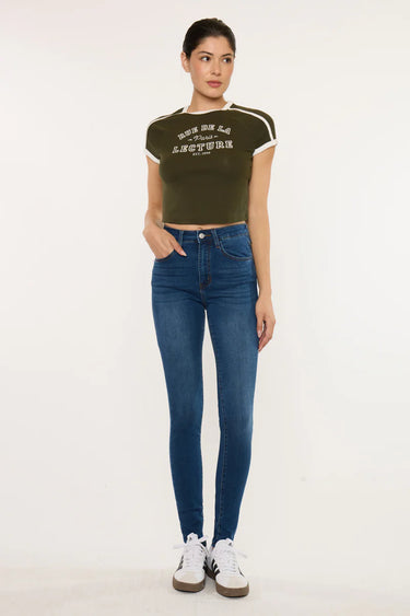 Kancan - Misa High-Rise Super Skinny Jeans (30" Inseam) - KC11253-SaltTree