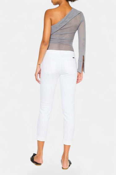 Kancan - Women's Dark Wash Five Pocket Button Fly mid Rise Denim Jeans - KC5118 - Final Sale-SaltTree