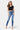 Kancan - Women's High Rise Button Fly Distressed Super Skinny Jeans - kc7113 ST-SaltTree