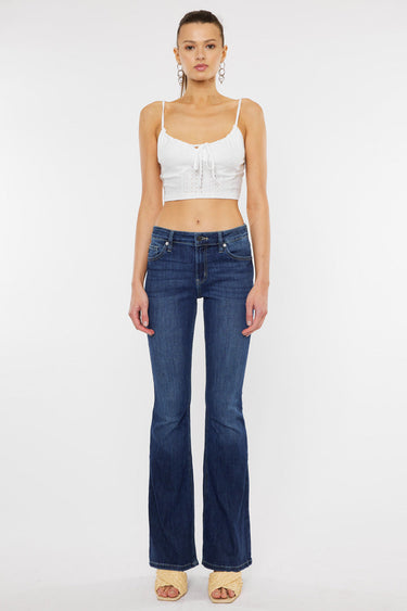 Kancan - Women's Mid-Rise Flare Boot Cut Jean - kc6102 - Final Sale-SaltTree