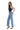 Mica Denim - Super High Rise Raw Hem Wide Leg Jeans (29" Inseam) - MDP-W3388-SaltTree