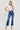 Risen Jeans - High Rise Crop Straight Button Down Distressed Jeans (27" Inseam) - RDP5585sz-SaltTree