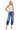 Risen Jeans - High Rise Cropped Barrel Leg Jeans in Vintage Dark Indigo (27.5" Inseam) - PGA21024-SaltTree
