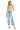 Risen Jeans - High-Rise Cropped Barrel Leg Jeans with Adjustable Waist (27.25" Inseam) - PGC21174L-SaltTree