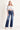 Risen Jeans - High Rise Distressed Wide Flare Jeans (33" Inseam) - RDP5385-SaltTree
