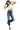 Risen Jeans - Tummy Control High Rise Crop Straight Jeans (27.5" Inseam) - RDP5922-SaltTree