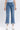 Vervet Denim - High Rise Tab Waistband Cuffed Slim Wide Jeans (32" Inseam)- T6700 - Final Sale-SaltTree