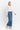 Vervet - High-Rise Tab Waistband Slim Wide Jeans (32" Inseam) - T6645-SaltTree