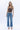 Vervet - Mid Rise Cuffed Ankle Slim Wide Jeans (28" Inseam) - LV1948-SaltTree