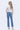 Vervet - Mid-Rise Medium Wash Raw Hem Crop Straight Jeans (27" Inseam) - V2750N-SaltTree