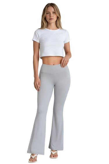 Zenana - Buttery Soft Flare Leg High Waist Yoga Pants - MP-9079A-SaltTree