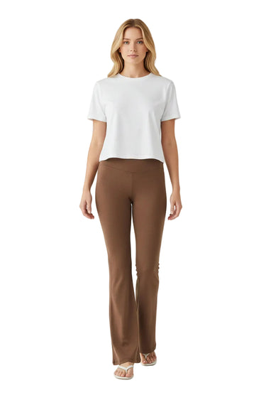 Zenana - Buttery Soft Flare Leg High Waist Yoga Pants - MP-9079A-SaltTree