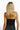SaltTree ANWND black strapless seamless tube top bodysuit worn by a blonde model against a white background