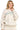 SaltTree model wearing a beige oversized fleece sweatshirt with California Republic embroidery and crew neckline