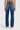 SaltTree Cello Jeans super high rise dad jeans in medium wash denim with a relaxed straight leg fit, back view.