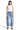 SaltTree Mica Denim high-rise barrel-leg jeans in vintage medium wash with cuffed hems on a model.