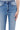 SaltTree Mica Denim Aniello super high rise straight leg jeans in medium blue wash with distressed pocket grinding
