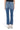 SaltTree Mica Denim high rise straight jeans in vintage medium blue with raw hem and back pocket distressing