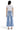 SaltTree Mica Denim light wash super high rise wide leg cropped jeans viewed from the back on a model