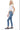 SaltTree Mica Denim Metsovo high rise ankle skinny jeans in medium blue with a clean finish and no distressing