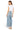 SaltTree model wearing Mica Denim high rise super wide palazzo crop jeans in medium wash with a white t-shirt