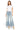 Model wearing SaltTree Mica Denim high rise super wide palazzo crop jeans in a medium wash with a white t-shirt.